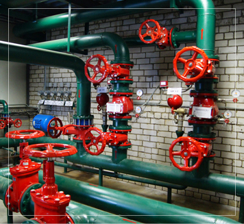 Пример автоматической установки водяного пожаротушения и внутреннего противопожарного водопровода